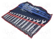 Wrenches set; combination spanner; 12pcs. KING TONY