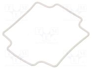 Gasket; Gasket material: silicone GAINTA