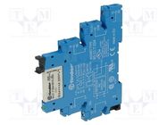 Relay: interface; SPDT; Ucoil: 220VDC; 6A; 6A/250VAC; 6A/30VDC; IP20 FINDER