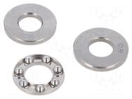 Bearing: ball; thrust single direction; Øint: 6mm; Øout: 14mm SKF