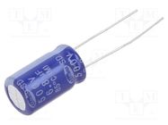 Capacitor: electrolytic; THT; 6.8uF; 500VDC; Ø10x16mm; ±20%; 2000h SAMWHA