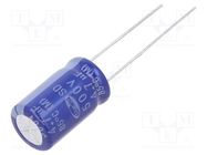 Capacitor: electrolytic; THT; 4.7uF; 500VDC; Ø10x16mm; ±20%; 2000h SAMWHA