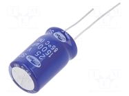 Capacitor: electrolytic; THT; 1500uF; 25VDC; Ø12.5x20mm; ±20%; SD SAMWHA