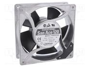 Fan: AC; axial; 120x120x38mm; 141m3/h; 40dBA; ball; 2700rpm; 230VAC SANYO DENKI