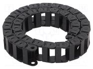 Cable chain; 10; Bend.rad: 48mm; L: 1006mm; non-openable frames 