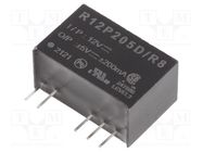 Converter: DC/DC; 2W; Uin: 10.8÷13.2VDC; Uout: 5VDC; Uout2: -5VDC RECOM