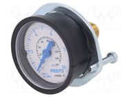 Manometer; 0÷10bar; outside; non-aggressive liquids,inert gases FESTO