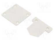 Clip; light grey; Series: CLIPS; 64x49x3mm SUPERTRONIC