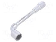 Wrench: socket spanner; L-type; HEX 21mm; Chrom-vanadium steel YATO