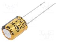 Capacitor: electrolytic; THT; 100uF; 35VDC; Ø10x12.5mm; ±20%; 5000h SAMWHA