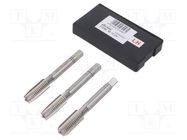 Tap; high speed steel grounded HSS-G; M10; 1.5; 70mm; 5,5mm; 3pcs. VÖLKEL