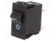 Circuit breaker; Urated: 240VAC; 60VDC; 20A; DPST; Poles: 2; SNAP-IN SCHURTER