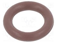 O-ring gasket; FPM; Thk: 1.5mm; Øint: 5mm; brown; -20÷200°C 