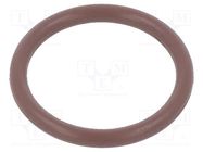 O-ring gasket; FPM; Thk: 1.5mm; Øint: 12mm; brown; -20÷200°C 