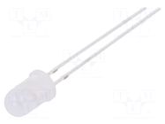 LED; yellow/yellow green; 5mm; 45°; Front: convex; No.of term: 2 NTE Electronics