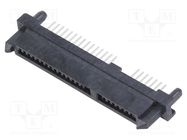 Connector: SATA; socket; female; PIN: 22 MOLEX