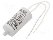 Capacitor: polypropylene; motors, run; 2uF; 425VAC; Ø28x55mm; ±5% DUCATI ENERGIA