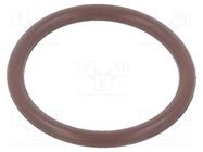 O-ring gasket; FPM; Thk: 1.5mm; Øint: 13mm; brown; -20÷200°C 