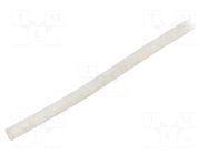 Insulating tube; fiberglass; natural; max.180°C; Øint: 3.5mm SYNFLEX