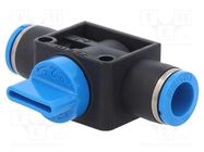 Shutoff valve; -0.95÷10bar; 761l/min; Øout: 10mm; Øin: 10mm; 0÷60°C FESTO