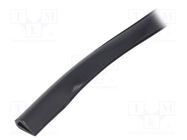 Hole and edge shield; PVC; L: 10m; black; H: 13mm; W: 6.5mm; -30÷70°C KURANT