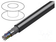 Wire; 12x2x24AWG; RS232,RS422; stranded; Cu; Insulation: PVC; 30m BELDEN