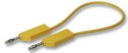 TEST LEAD, YELLOW, 500MM, 60V, 16A