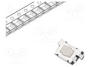 Microswitch TACT; SPST; Pos: 2; 0.05A/12VDC; side,SMD; none; 2.35N E-SWITCH