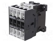 Contactor: 3-pole; Auxiliary contacts: NO; 230VAC; 10A; J7KN; 690V OMRON