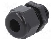 Cable gland; PG9; IP68; polyamide; black; HSK-KE HUMMEL