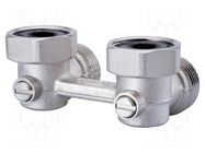 Radiator connection; Ext.thread: G 3/4"; Int.thread: G 1/2" HUMMEL