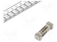 Fuse: fuse; time-lag; 315mA; 250VAC; 125VDC; SMD; ceramic; 3x10.1mm SCHURTER