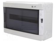 Enclosure: for modular components; IP65; light grey; ABS; 400V 