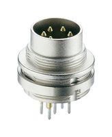 CIRCULAR CONNECTOR, 3POS, RCPT, PANEL