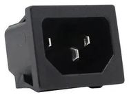 CONN, IEC C14 INLET, 10A/250VAC, PANEL