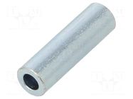 Spacer sleeve; 20mm; cylindrical; steel; zinc; Out.diam: 6mm DREMEC