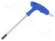 Wrench; hex key; HEX 4mm; Overall len: 145mm; tool steel 