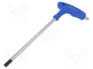 Wrench; hex key; HEX 8mm; Overall len: 280mm; tool steel 