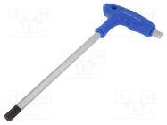 Wrench; hex key; HEX 10mm; Overall len: 280mm; tool steel 