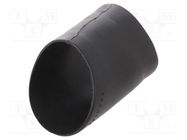 Heat shrink boot; glueless,angular; 27mm; black; -75÷150°C TE Connectivity