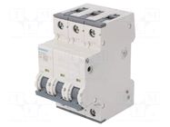 Circuit breaker; 230/400VAC; Inom: 63A; Poles: 3; Charact: C; 6kA SIEMENS