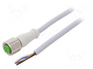 Cable: for sensors/automation; M12; PIN: 4; straight; 20m; plug MURR ELEKTRONIK