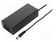 Power supply: switching; 12VDC; 5A; Out: 5,5/2,5; 60W; 90÷264VAC ESPE