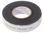 Tape: self-amalgamating; W: 19mm; L: 4.6m; Thk: 0.76mm; black; 500% HELLERMANNTYTON