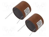 Capacitor: aluminum-polypropylene-paper; 6uF; 250VDC; ±5%; THT MIFLEX