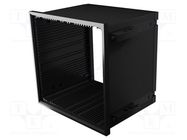 Enclosure: panel; X: 144mm; Y: 144mm; Z: 100mm; black ITALTRONIC