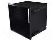 Enclosure: panel; X: 144mm; Y: 144mm; Z: 114mm; black ITALTRONIC