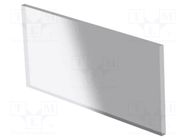 Front panel; for enclosures; Panel colour: transparent ITALTRONIC
