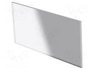 Front panel; for enclosures; Panel colour: transparent ITALTRONIC
