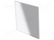 Front panel; for enclosures; Panel colour: transparent ITALTRONIC